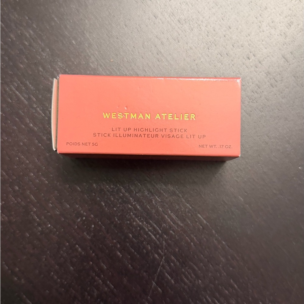 Brand New Westman Atelier Lit Up Highlight Stick - Petal